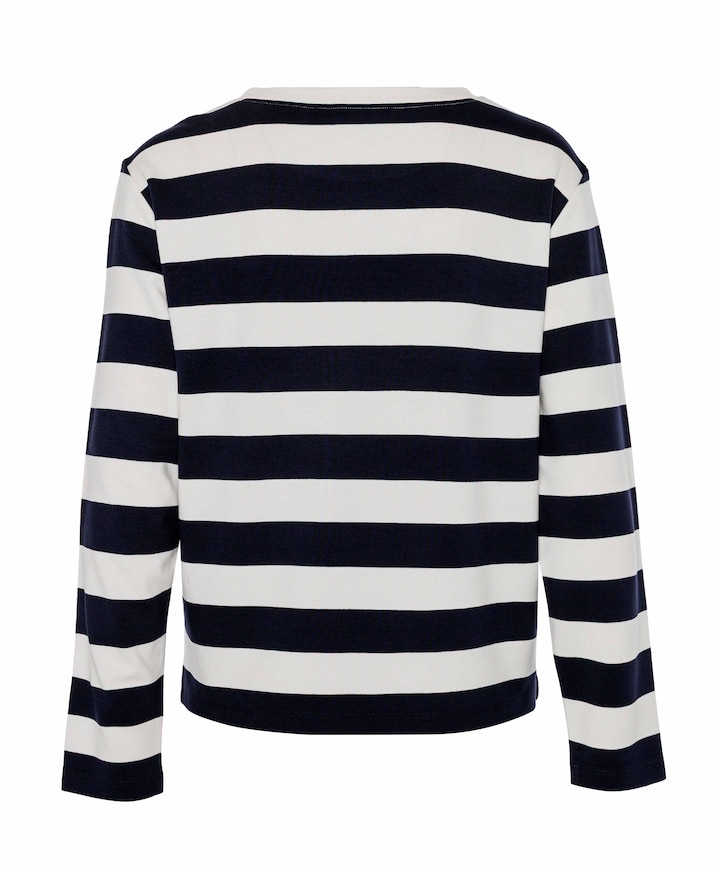 Dames longsleeve blauw