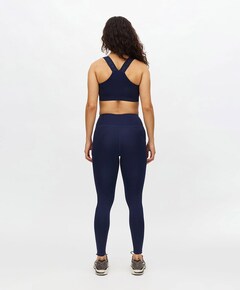 Flattering High Waist Tights dames tight blauw