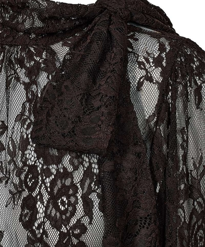 Dames blouse bruin