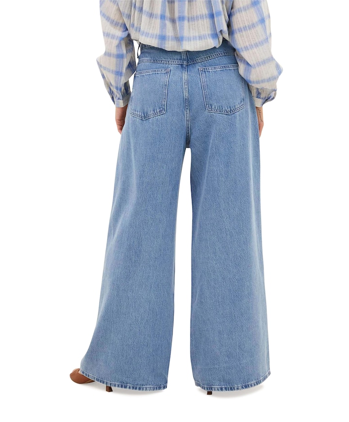 lux dames jeans blauw