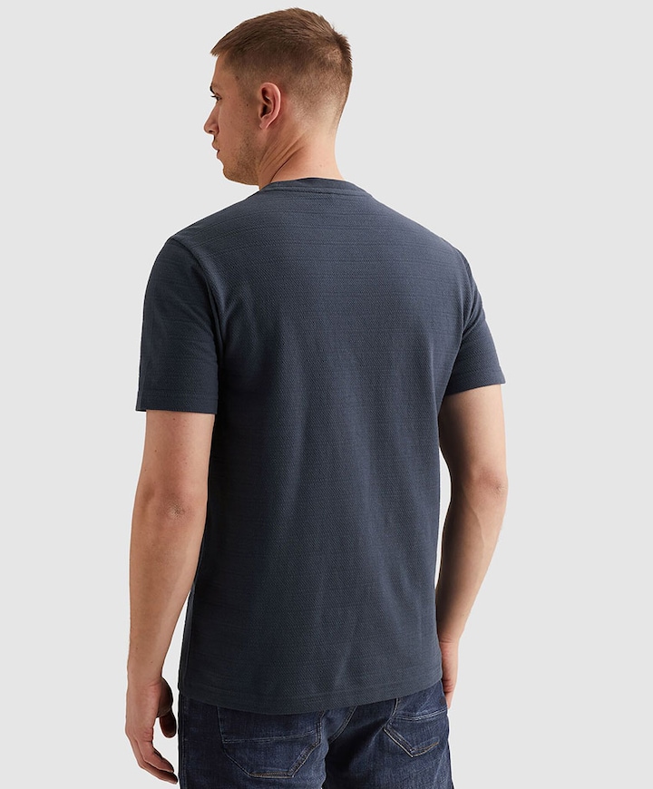 Heren t-shirt blauw