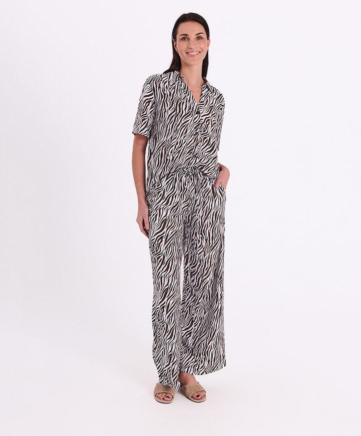 FQMELE-PANTS dames broek bruin