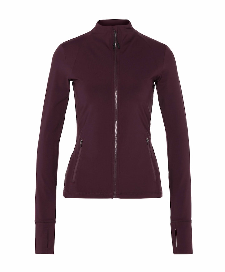 Dames vest bordeaux