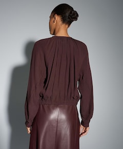 Dames blouse bordeaux