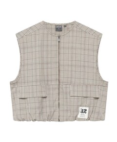 Meisjes gilet bruin