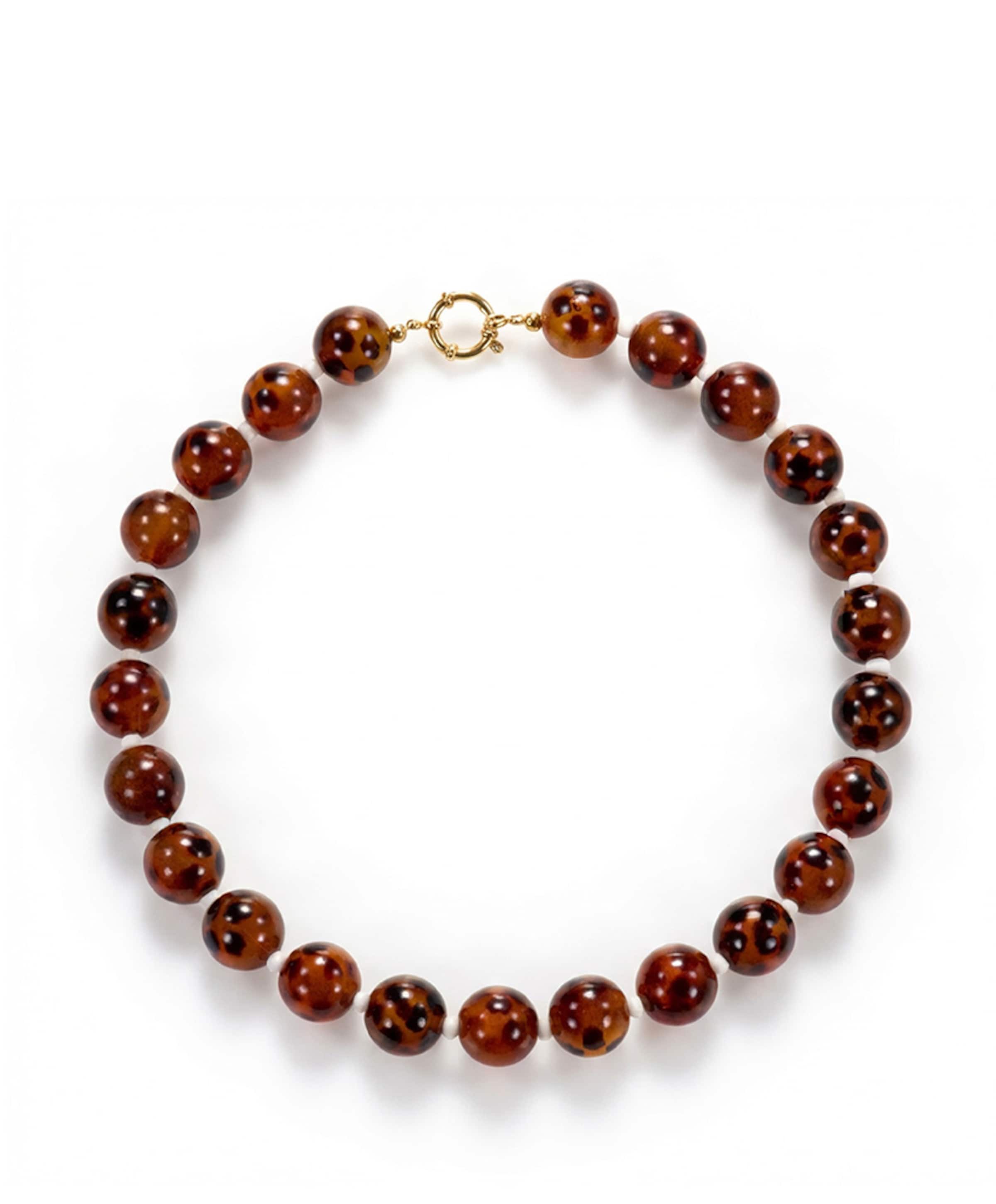 Dames ketting bruin