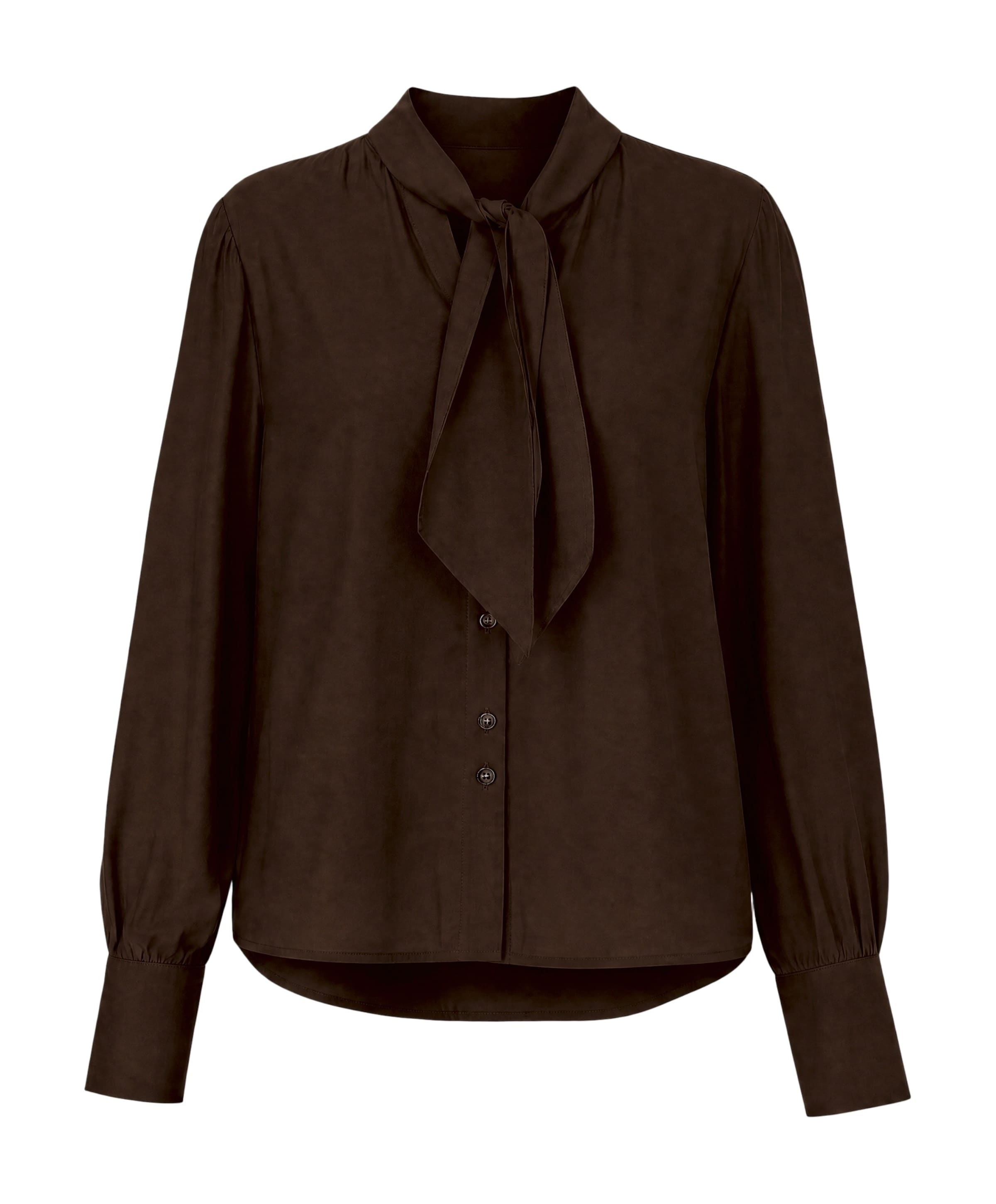 Dames blouse bruin