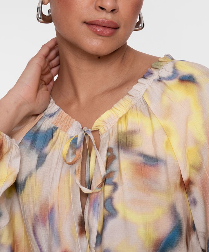 Dames blouse multicolor