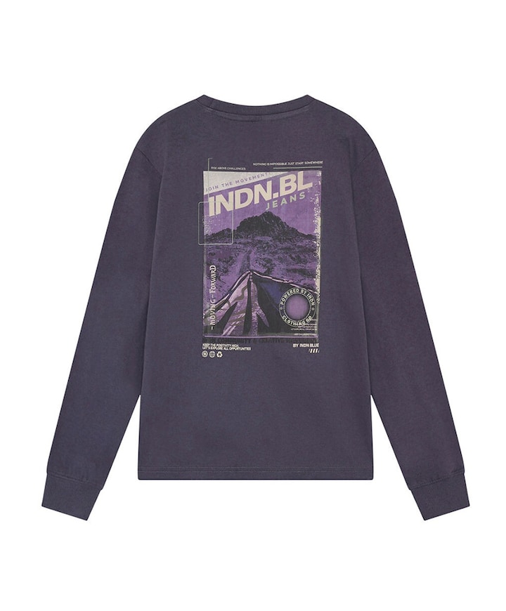 Jongens longsleeve paars