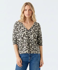 Dames vest beige