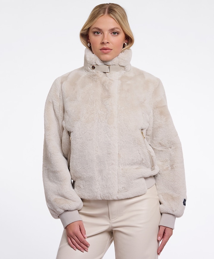 Dames jas beige