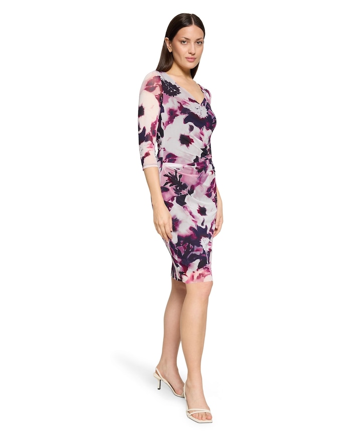 Dames jurk bordeaux
