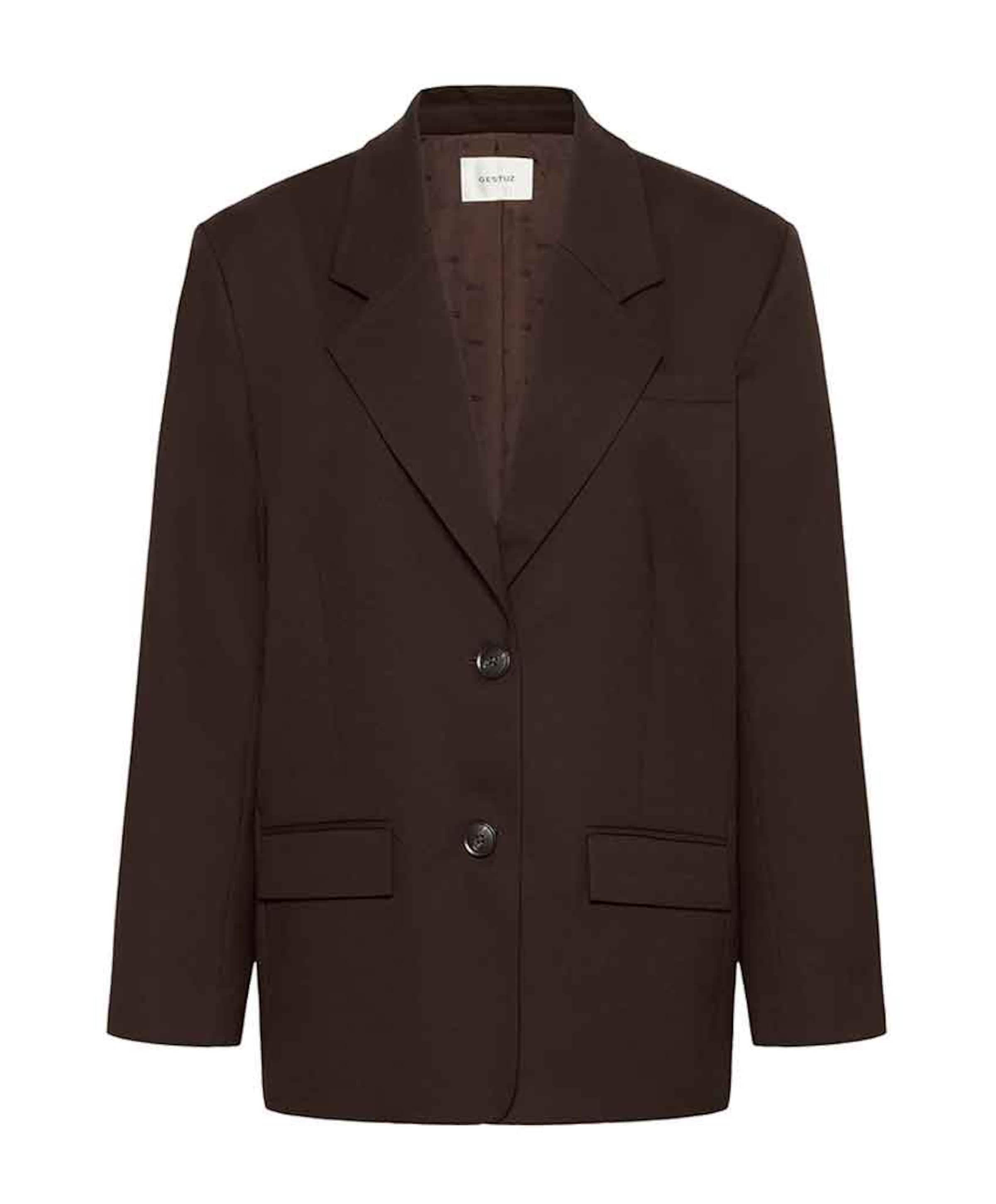 Dames blazer bruin
