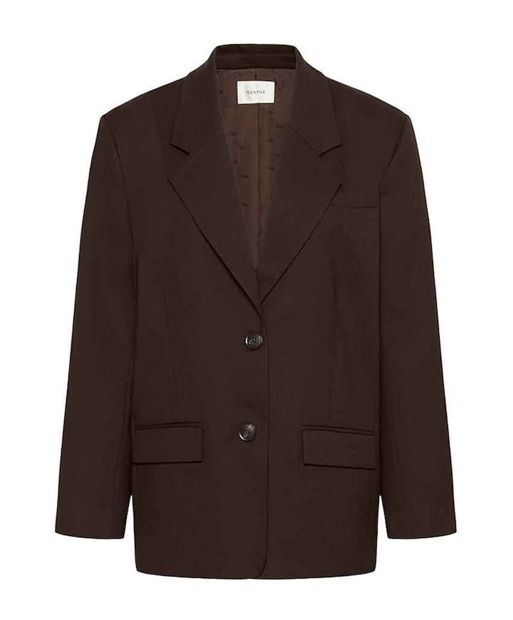 Dames blazer bruin