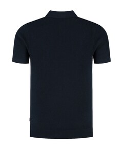 Heren polo blauw