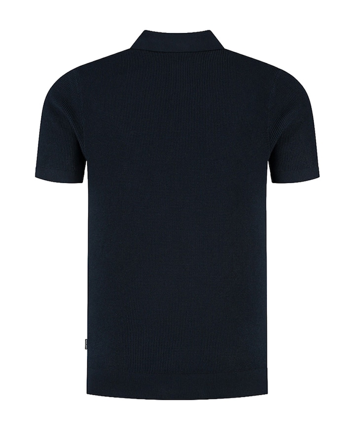 Heren polo blauw