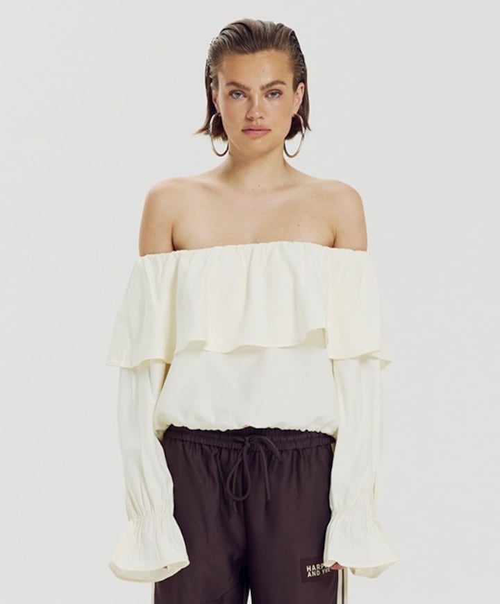 Dames blouse ecru