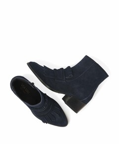 Rose Hannah dames enkellaarzen blauw