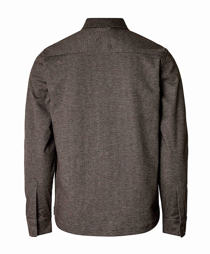 Heren overshirt bruin