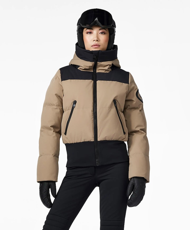 Dames ski-jas beige