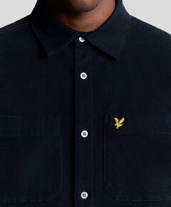 Heren overhemd lange mouw blauw