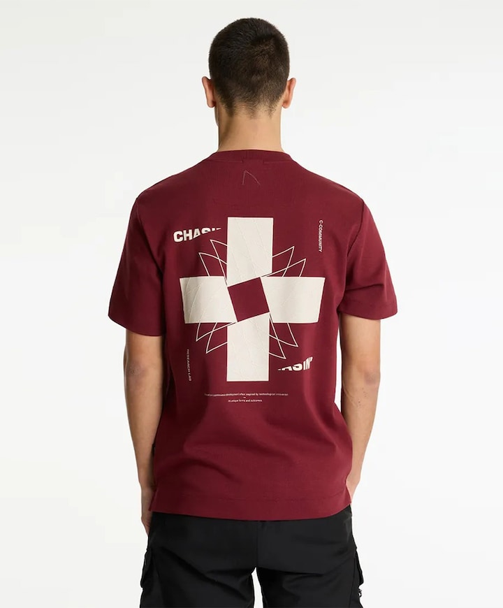 T-shirt bordeaux