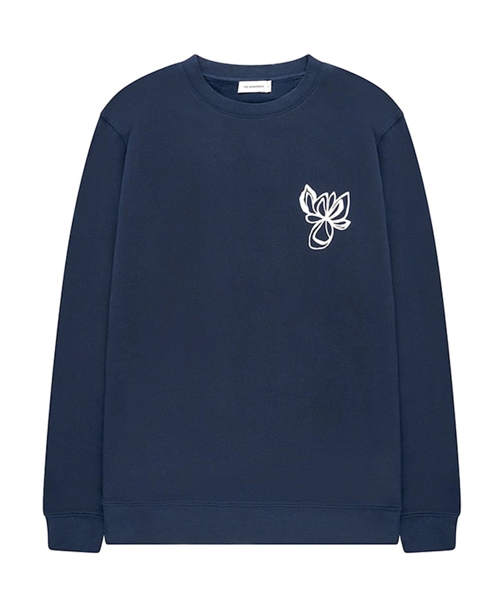 Heren sweater blauw