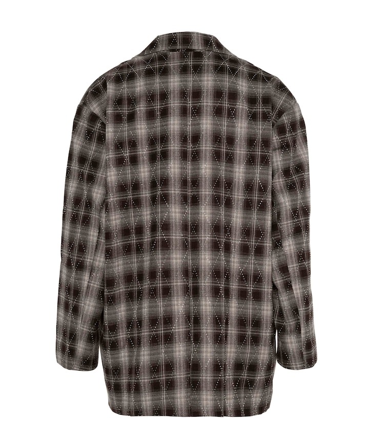 Dames blazer bruin