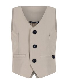 Jongens gilet beige