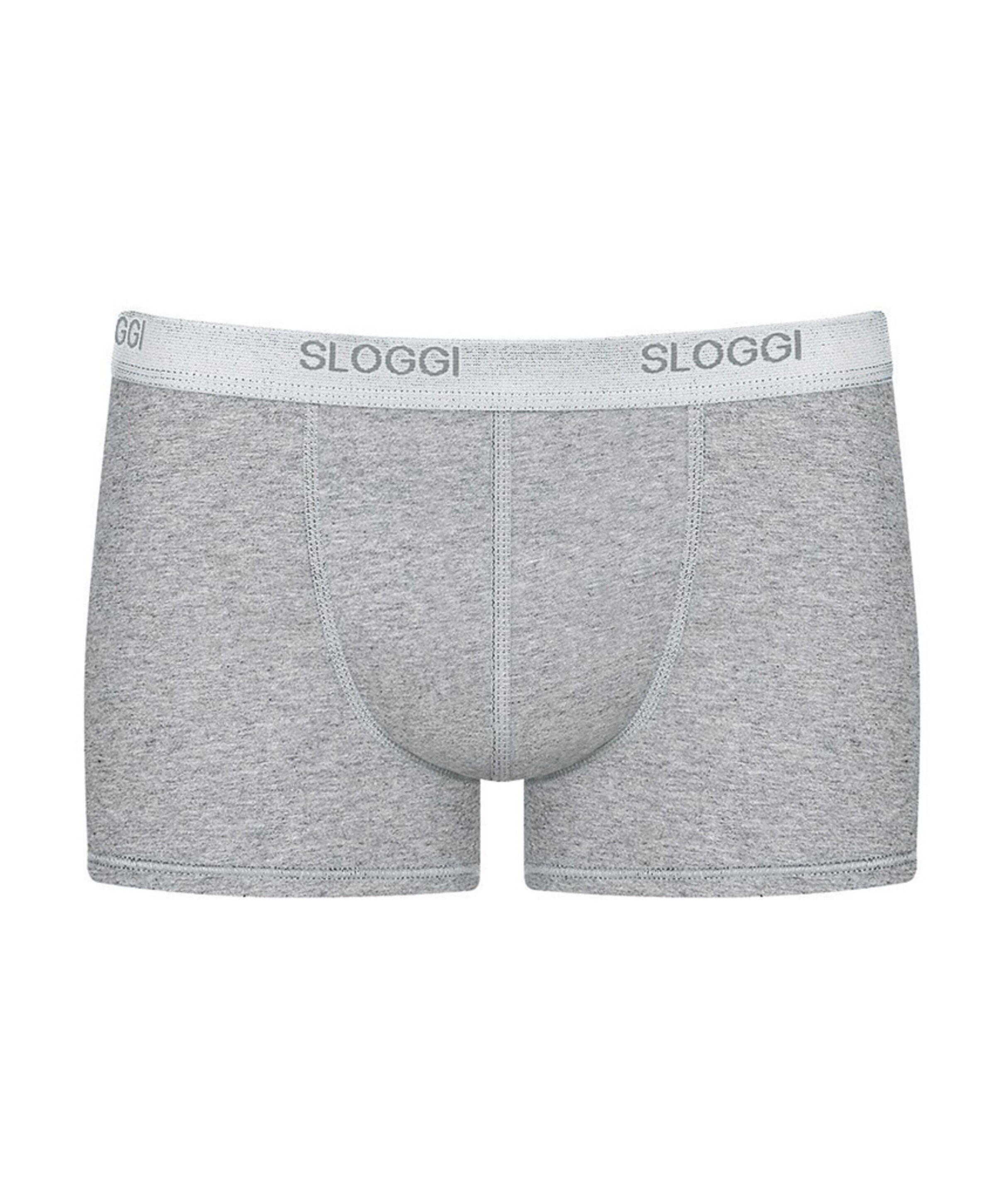 Heren boxershort grijs
