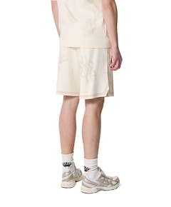 Knit Shorts Breaking Bread heren korte broek ecru