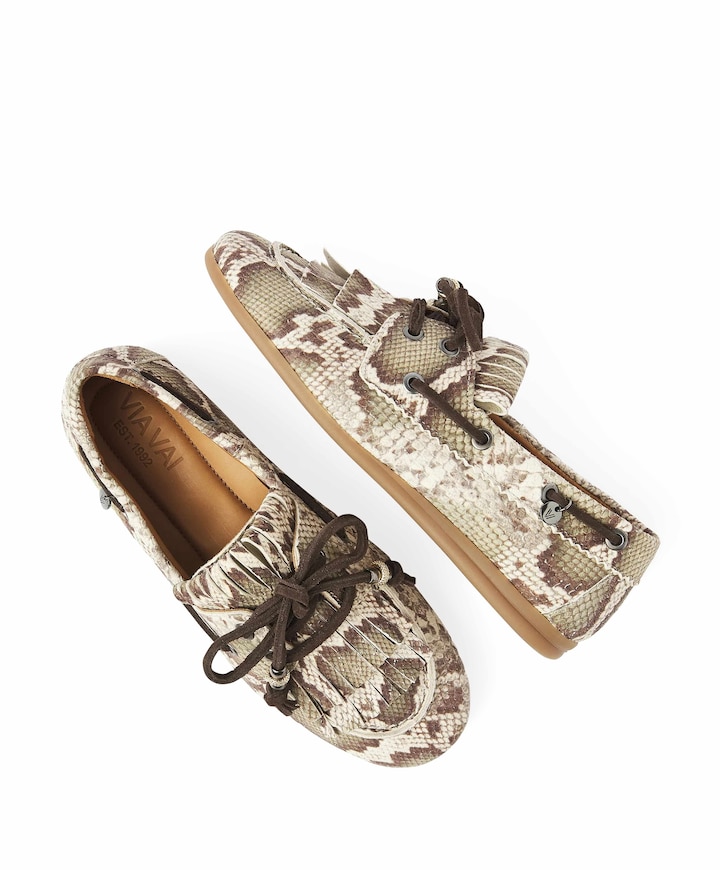 June Loua dames loafers bruin