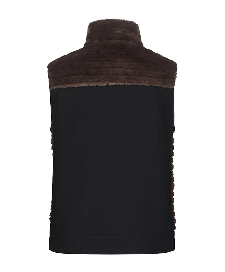 Dames bodywarmer bruin
