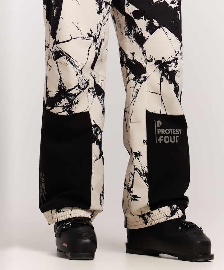PRTxFLutony baggy heren skibroek ecru