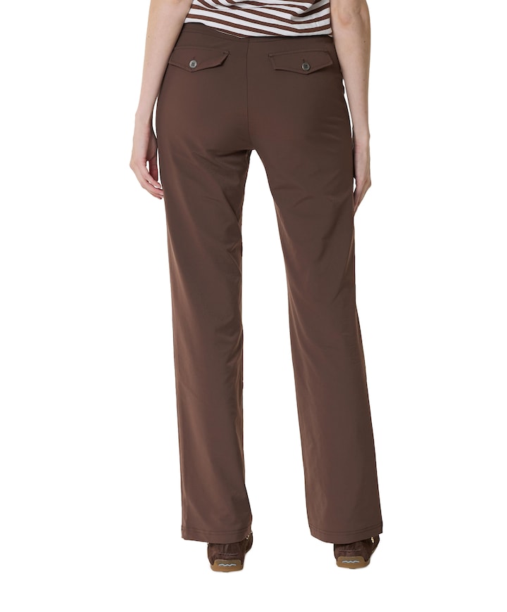 recht TRAVEL dames broek bruin