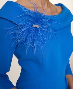 Dames jurk blauw