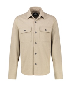 Heren overshirt beige