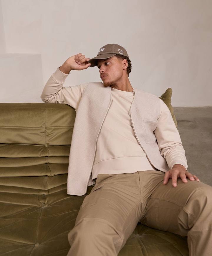 Heren bodywarmer beige