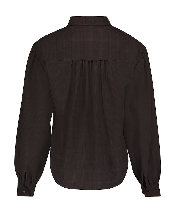 Dames blouse bruin