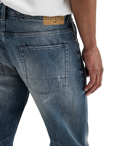Stockton Straight Fog Denim heren broek blauw