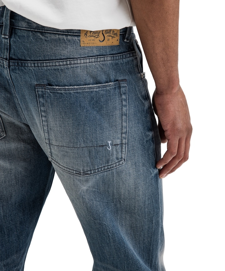 Stockton Straight Fog Denim heren broek blauw