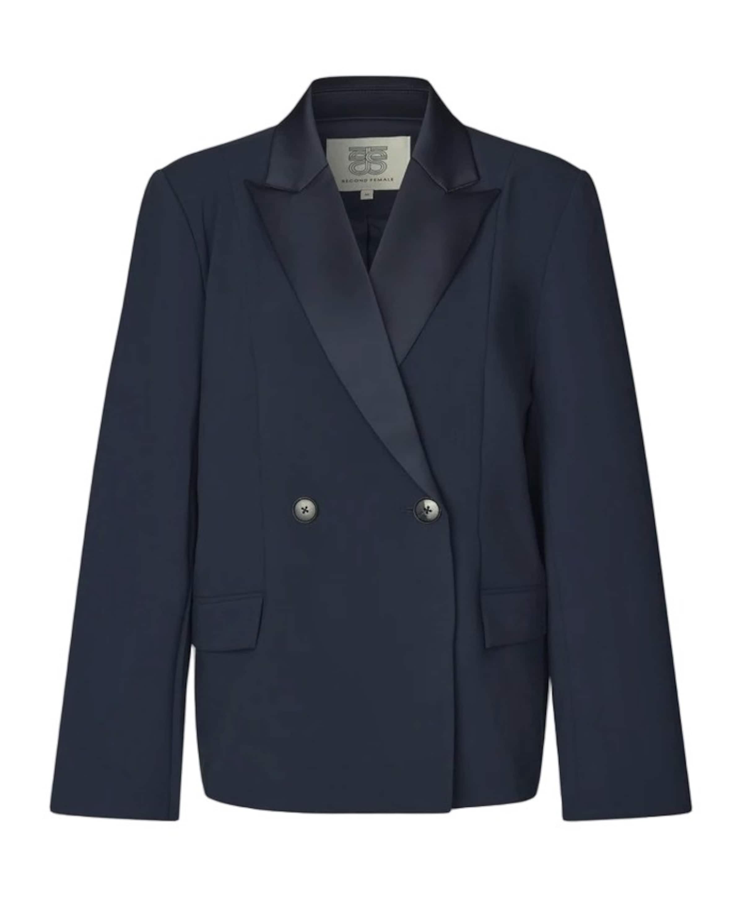 Dames blazer blauw