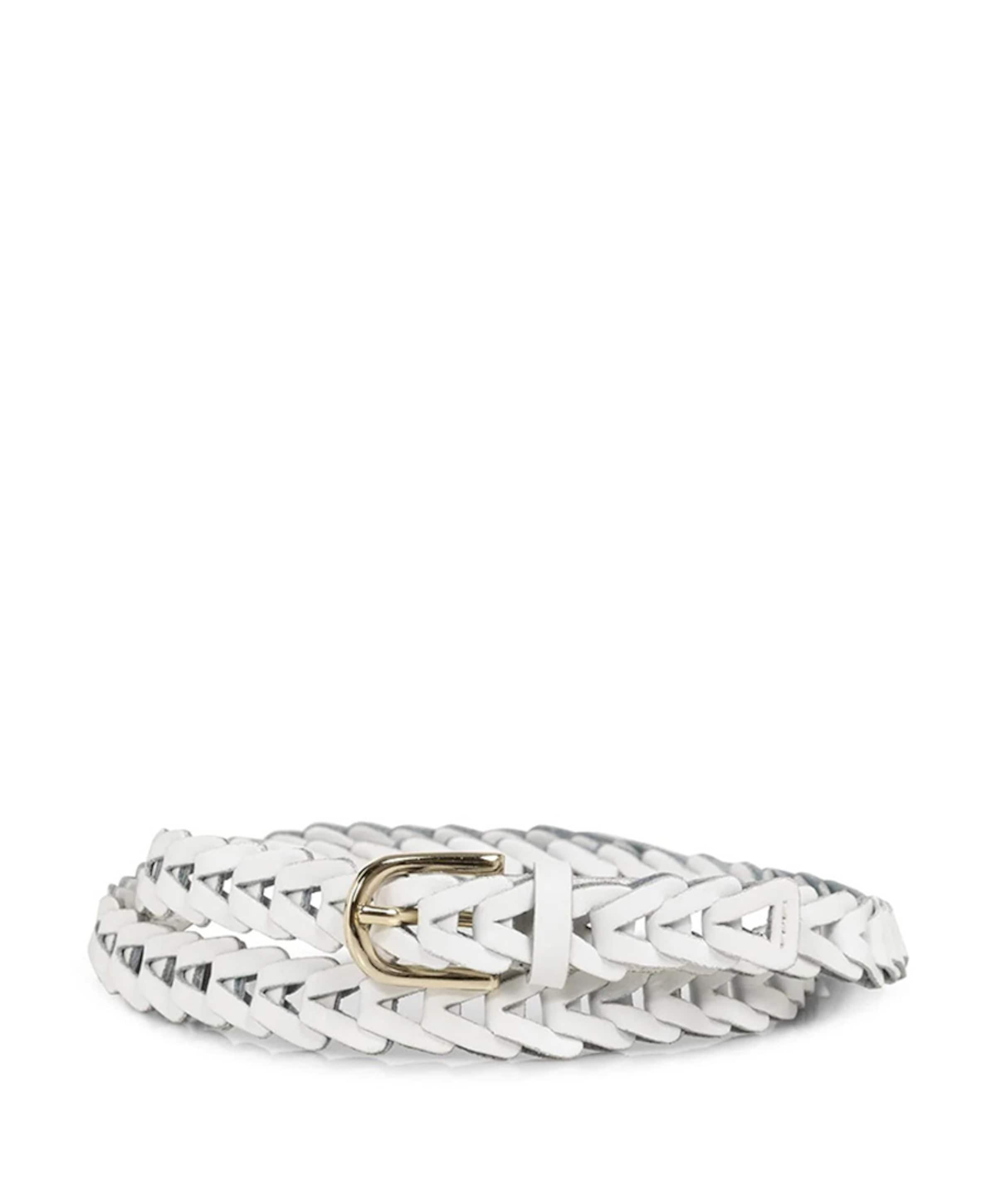 Dames riem ecru