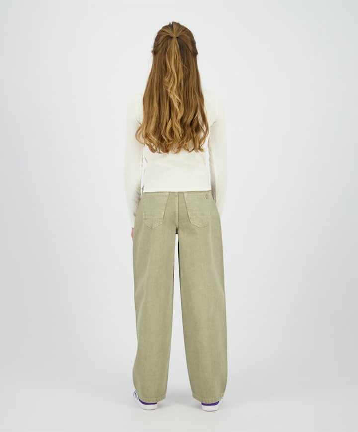 Meisjes longsleeve beige