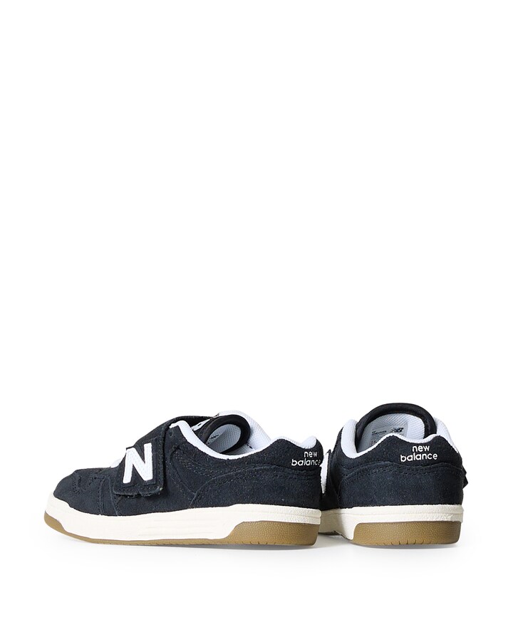 480 new-B Hook  & Loop sneakers  zwart