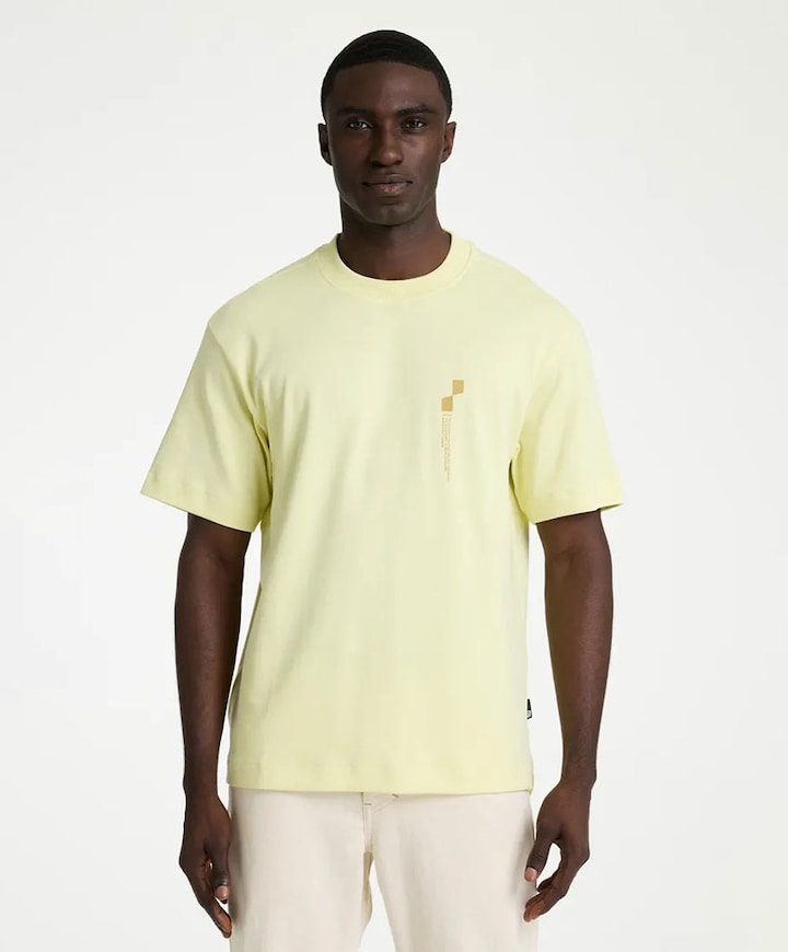 Heren T-shirt geel