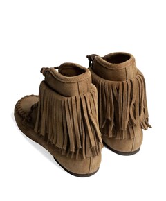 Prairie dames enkellaarzen bruin