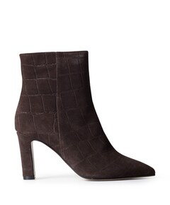 dames enkellaarzen beige