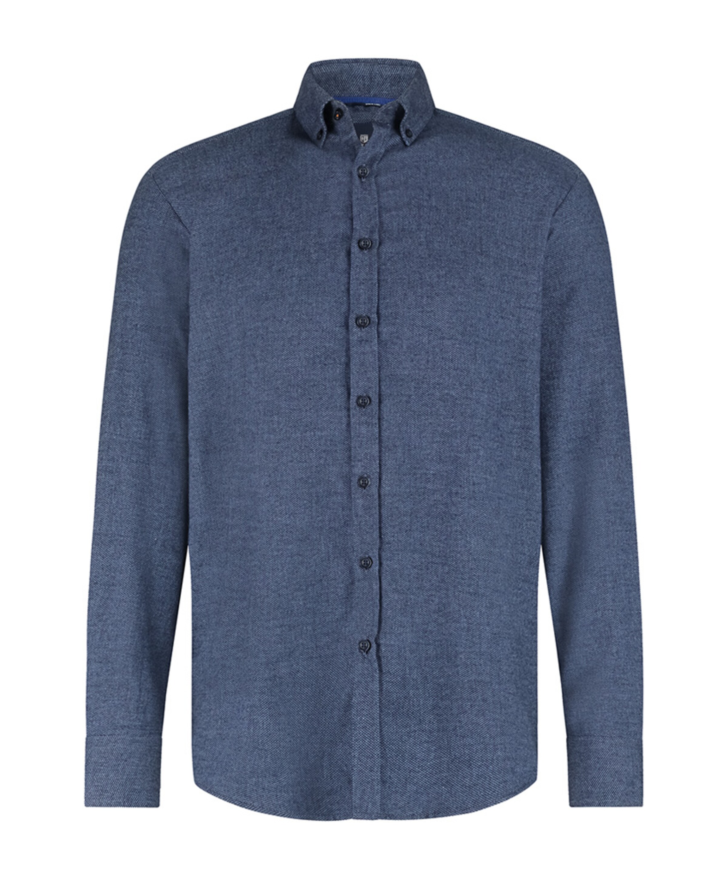 Overhemd lange mouw blauw