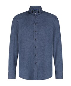 Overhemd lange mouw blauw